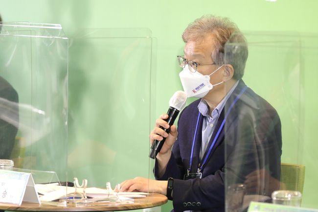 권칠승 중기부 장관이 인사말을 하고있다. (사진=중소벤처기업부)