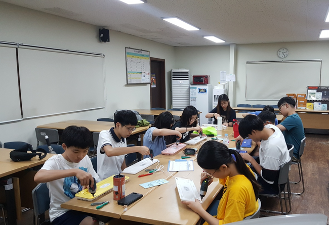 서울 도시광산사업 학생 체험교육 현장 (사진=서울시)