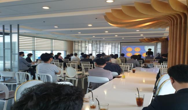 불법다단계 코인판매조직 사업설명회 현장 (사진=서울시)