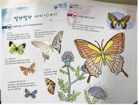 유아 대상 `팔랑팔랑 나비 이야기` 체험 활동 (사진=환경부)