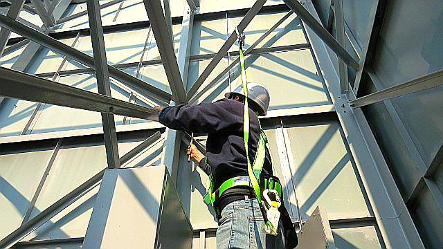 양천구, 여름철 풍수해 대비 대형광고물 안전점검 현장