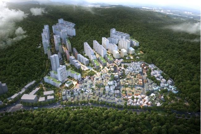 백사마을재개발 조감도