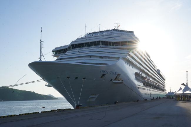 서산 모항 국제크루즈선 출항식