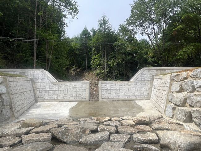 사방댐 설치 완료 - 신림면 황둔리 산90-1번지 일원>