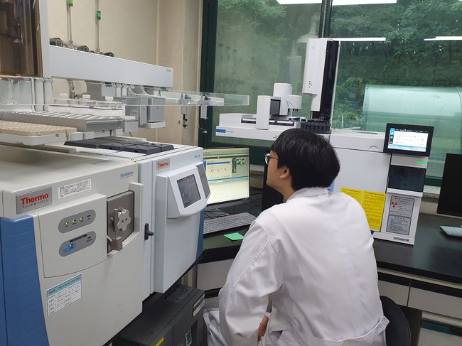 부천시 먹는물 수질검사 모습.