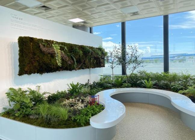 부산 강서구, `김해국제공항 생활밀착형 숲` 조성 완료