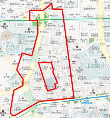 특별가로구역 구역도