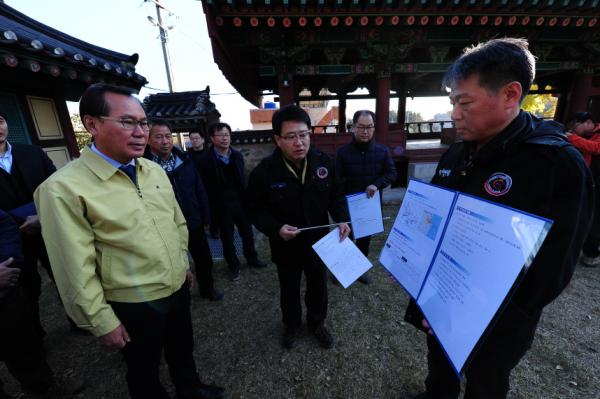 2017 포항 지진으로 인한 문화재 점검 현장