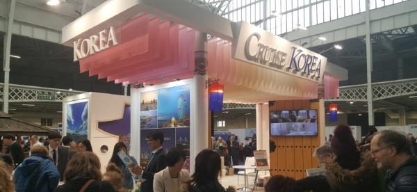 지난 2월 영국 런던에서 개최된 런던크루즈쇼 한국관