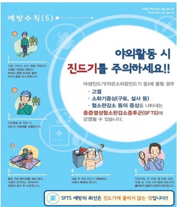 SFTS 예방 홍보 포스터