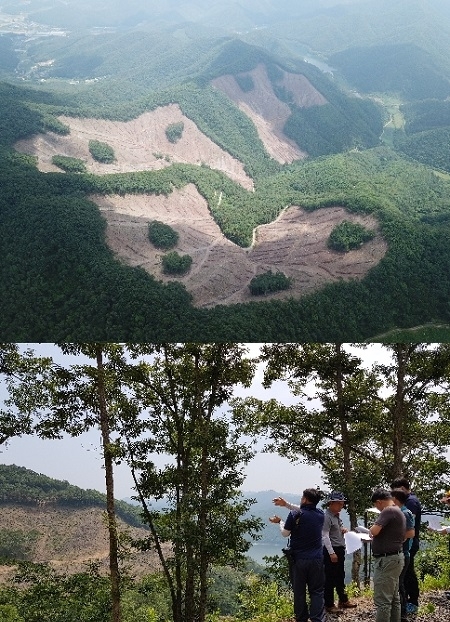 서부지방산림청 친환경 벌채 우수대상지 심사 실시