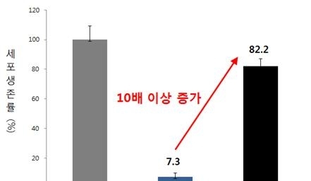 개서어나무 추출물의 세포 손상 보호 효과