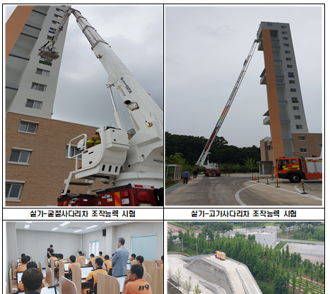 소방사다리차 운용사 자격시험