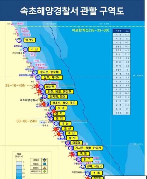 해양경찰, 수상레저 집중관리수역 496곳 지정. (사진 = 해경 제공)
