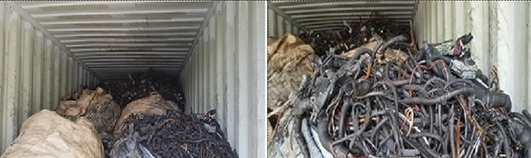 관세청은 지난 3월 25일부터 5월 17일까지 8주간 ‘폐기물 불법수출 특별단속’을 실시하는 등 올해 상반기 동안 폐기물에 대한 집중 단속 활동을 펼쳐 총 15건 29,715톤의 불법수출을 적발했다고 19일 밝혔다. (사진 = 관세청 제공)