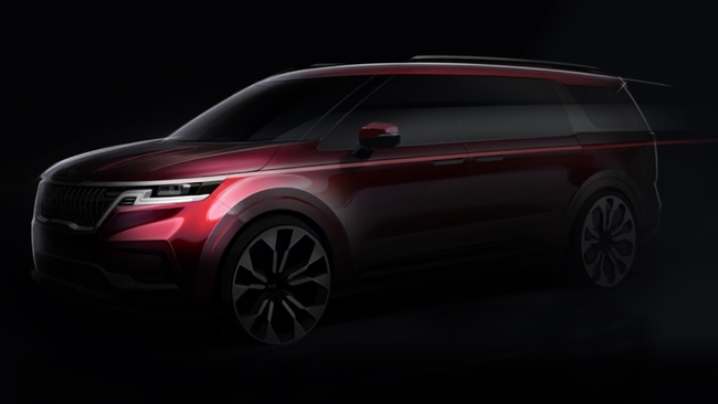 기아자동차가 신형 카니발 외장 렌더링 이미지를 공개했다. (사진=기아자동차 제공)