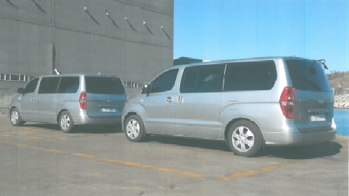 스타렉스 차량을 이용한 부두 봉쇄 (사진=공정거래위원회)