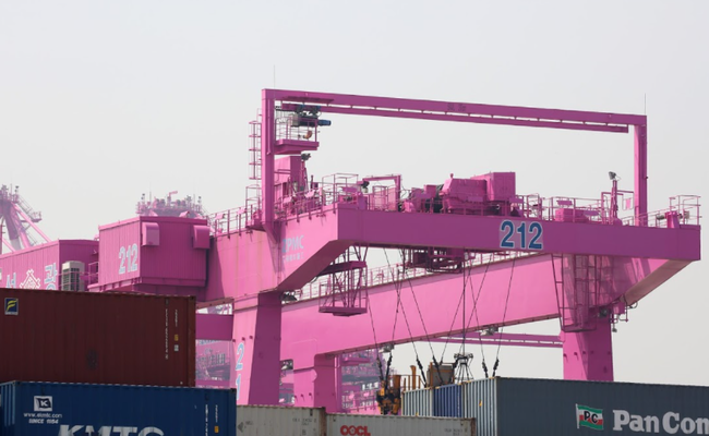 인천신항 현장.