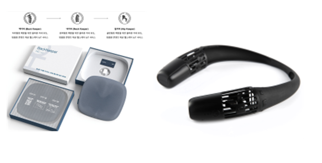 전문랩의 주요 창업지원 사례 고려대 · HCLAB `자세교정기`, 서울산업진흥원 · 전속력 `AIRABLE` (자료=중소벤처기업부)