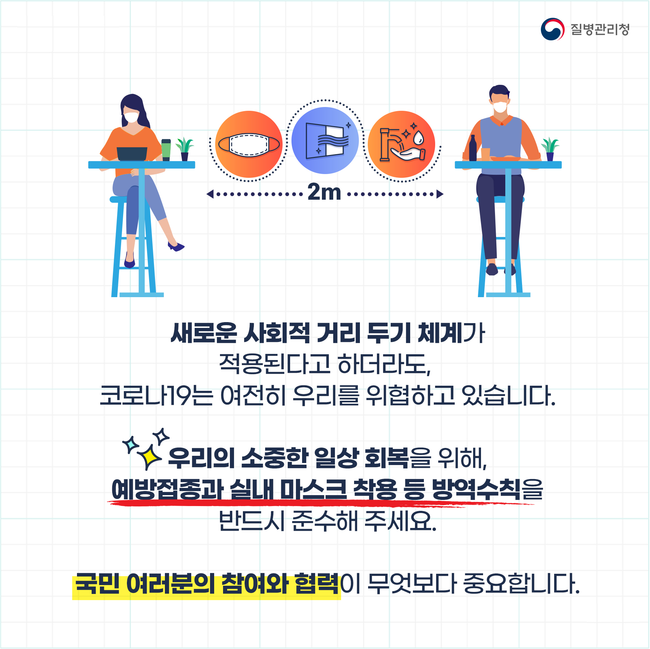 방역수칙 홍보 리플릿 (이미지=질병관리청)