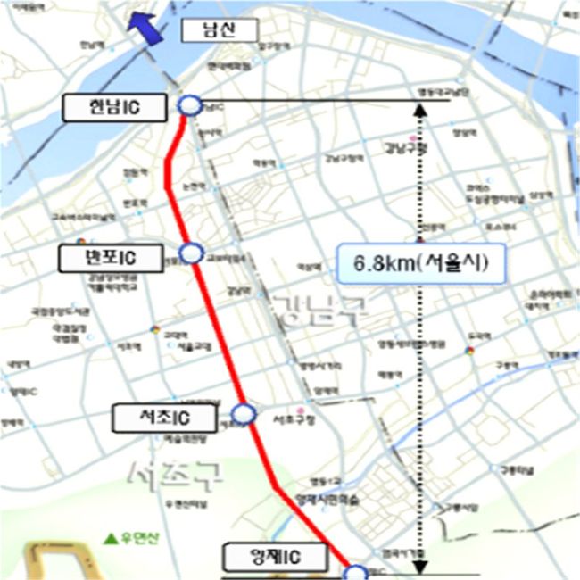 경부고속도로 CCTV 설치구간