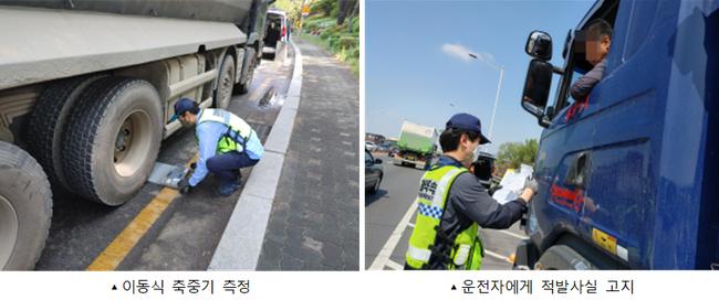 서울시가 포트홀(도로파임) 등 도로파손을 유발하고 교량의 수명을 단축시켜 도로 이용자의 안전을 위협하는 주범으로 꼽히는 과적 차량의 집중 단속에 나섰다.