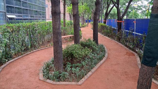 중랑천 황톳길 사진