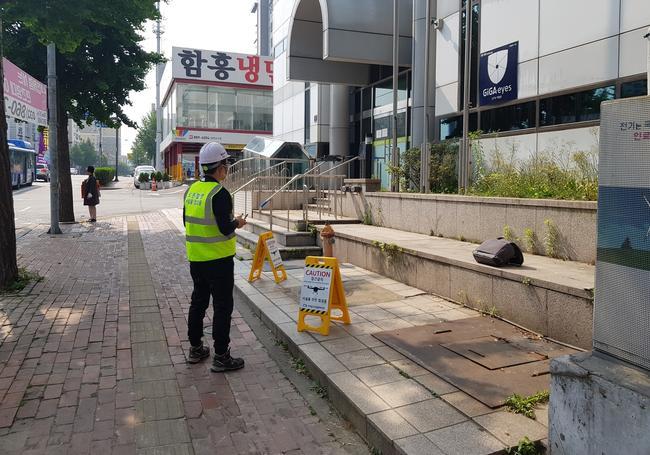 미추홀구, 풍수해 대비 옥외광고물 안전 점검 실시