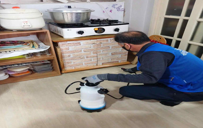 경로당 소독사진