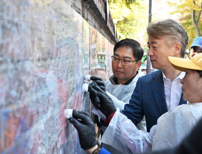 광주 서구, `십만양병 벽화사업` 시작